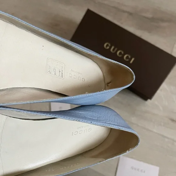 GUcci Flats Nappa Steve in Cloudy blue - Picture 7 of 10